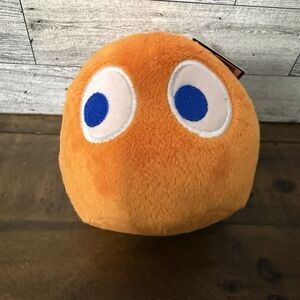 Namco Pac-Man Orange Ghost Clyde Plush Toy Factory Stuffed Animal Adult Collect